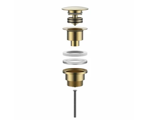 Донный клапан с грязеуловителем ALLENDORF AD-7701 Matt gold