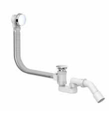 Слив перелив на ванну полуавтомат ALLENDORF AD-7707 Chrome