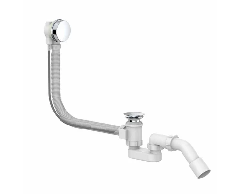 Слив перелив на ванну полуавтомат ALLENDORF AD-7707 Chrome