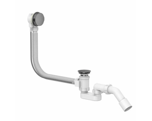 Слив перелив на ванну полуавтомат ALLENDORF AD-7707 Gun Metal