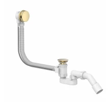 Слив перелив на ванну полуавтомат ALLENDORF AD-7707 Matt Gold