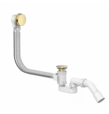 Слив перелив на ванну полуавтомат ALLENDORF AD-7707 Matt Gold