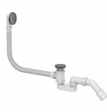 Слив перелив на ванну автомат ALLENDORF AD-7708 Gun Metal