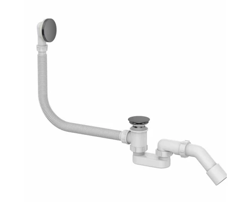 Слив перелив на ванну автомат ALLENDORF AD-7708 Gun Metal