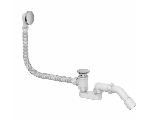 Слив перелив на ванну автомат ALLENDORF AD-7708 Brushed Nickeld