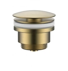 Донный клапан с грязеуловителем ALLENDORF AD-7701 Matt gold