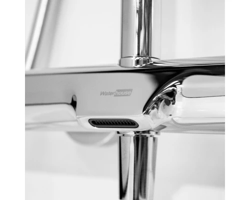 Душевая система с тропическим душем смесителем и термостатом из WaterHouse (хром)