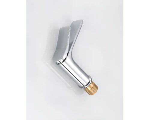 Смеситель для раковины (умывальника) в ванную из латуни "WaterHouse" (хром)