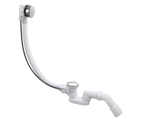 Слив-перелив полуавтоматический для ванны и душа BesserKraft (латунь, хром)