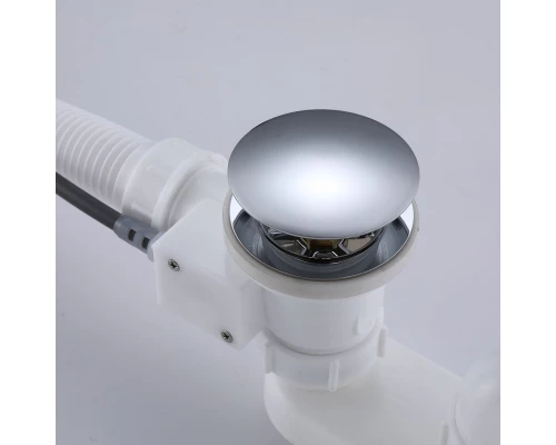 Слив-перелив полуавтоматический для ванны и душа BesserKraft (латунь, хром)