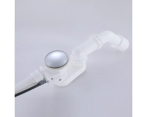 Слив-перелив полуавтоматический для ванны и душа BesserKraft (латунь, хром)