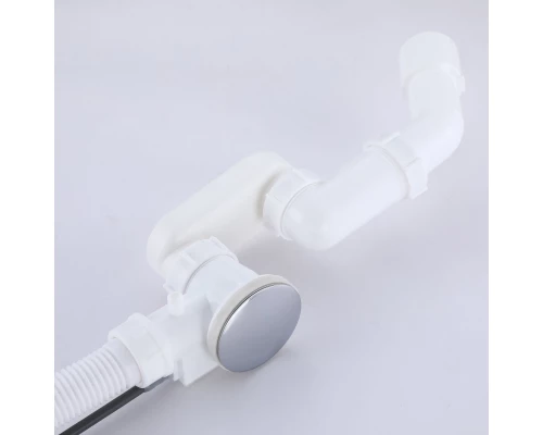 Слив-перелив полуавтоматический для ванны и душа BesserKraft (латунь, хром)