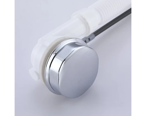 Слив-перелив полуавтоматический для ванны и душа BesserKraft (латунь, хром)