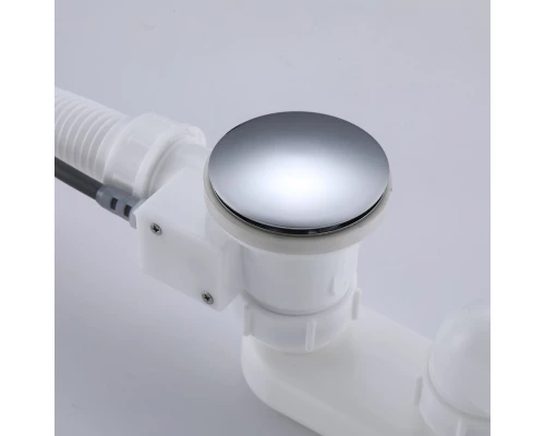 Слив-перелив полуавтоматический для ванны и душа BesserKraft (латунь, хром)