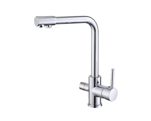 Смеситель "WaterHouse" для кухни с подключением к фильтру из латуни (хром)