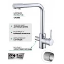 Смеситель "WaterHouse" для кухни с подключением к фильтру из латуни (хром)