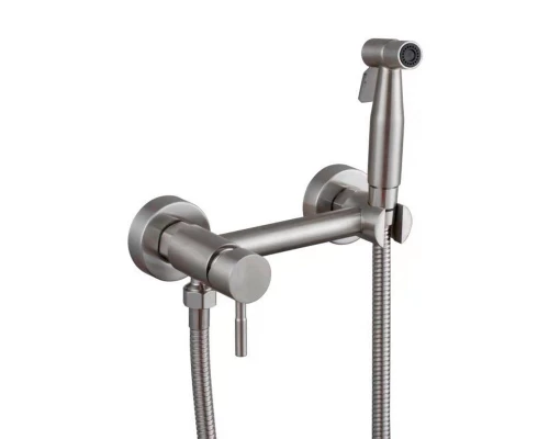 Смеситель с гигиеническим душем внешнего монтажа WaterHouse (никель)