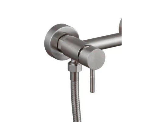 Смеситель с гигиеническим душем внешнего монтажа WaterHouse (никель)