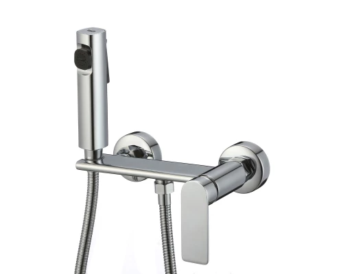 Смеситель с гигиеническим душем внешнего монтажа WaterHouse (латунь, хром)