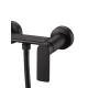 Смеситель с гигиеническим душем внешнего монтажа WaterHouse (латунь, черный матовый)