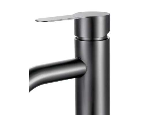 Смеситель для раковины в ванную, кран для ванной в раковину из нержавеющей стали WaterHouse (графит)