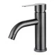Смеситель для раковины в ванную, кран для ванной в раковину из нержавеющей стали WaterHouse (графит)