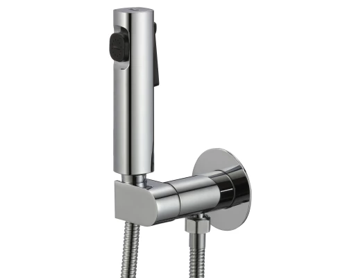 Смеситель с гигиеническим душем встраиваемый с прогрессивным картриджем WaterHouse (хром)