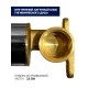 Смеситель с гигиеническим душем встраиваемый с прогрессивным картриджем WaterHouse (золото)