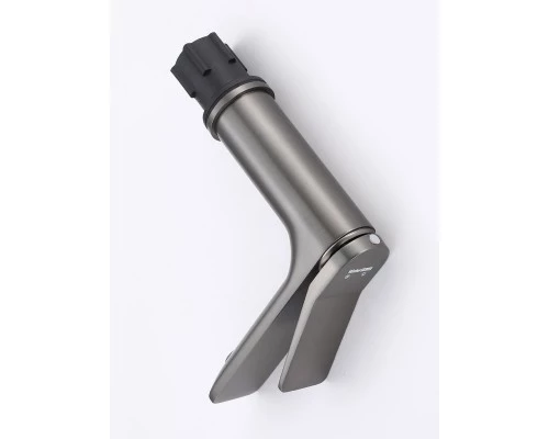 Смеситель для раковины в ванную низкий из латуни WaterHouse (графит)