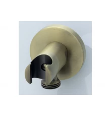 Держатель для душа со шланговым подсоединением и с фиксатором Ganzer GZ5173-D цвет бронза