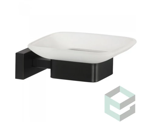 Мыльница настенный, стекло Gansen GZ88020-C черный