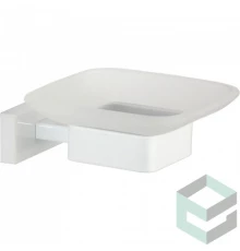 Мыльница настенный, стекло Gansen GZ88020-F белый