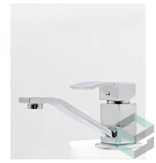 Смеситель для раковины и умывальника из латуни с поворотным изливом Ganzer GZ25013 хром