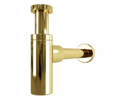 Сифон для раковины из латуни Ganzer A-2E золото