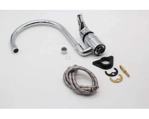 Смеситель для кухни из латуни с поворотным изливом Ganzer GZ03021