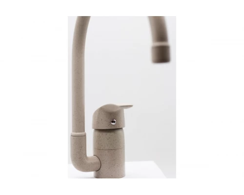 03021-A Смеситель (БЕЖЕВЫЙ ) для кухни "GANZER"  (8/1шт)