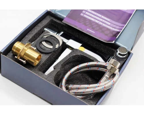 05013 Смеситель для умывальника ПОВОРОТ. "GANZER"  (10/1шт)