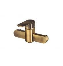 Смеситель для душа и ванны с лейкой и шлангом Ganzer GZ06052-D цвет бронза