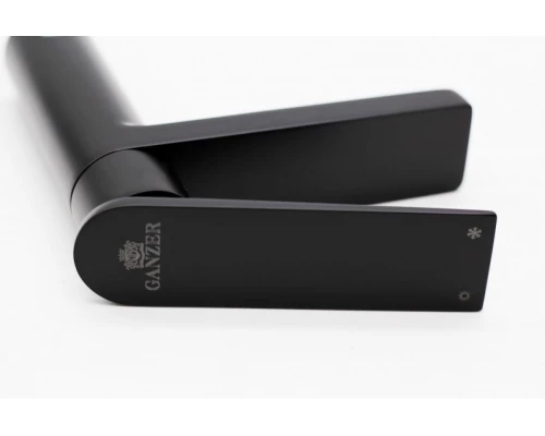 07011-C Смеситель для умывальника (ЧЕРНЫЙ) "GANZER"  (10/1шт)