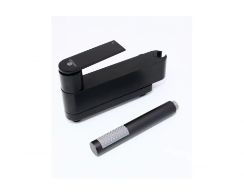 07031-C Смеситель однорычажный для ванны (ЧЕРНЫЙ) "GANZER" (5/1шт)