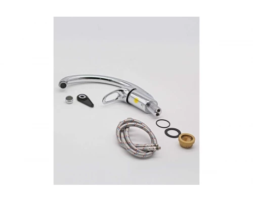 Смеситель для кухни из латуни с поворотным изливом Ganzer GZ08021