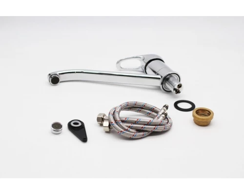 Смеситель для кухни из латуни с поворотным изливом GZ08022 от бренда Ganzer