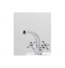 09011 Смеситель двухвент для умывальника "GANZER"