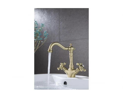 Смеситель для умывальника Ganzer GZ09012-D бронза