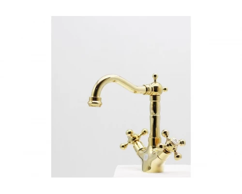 Смеситель для умывальника Ganzer GZ09012-E золото