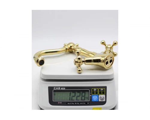 Смеситель для умывальника Ganzer GZ09012-E золото