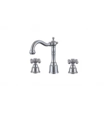 09014  Смеситель на борт раковины (3-отв) "GANZER"  (10/1шт)