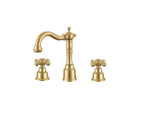 09014-E Смеситель на борт раковины (3-отв) "GANZER  (10/1шт)