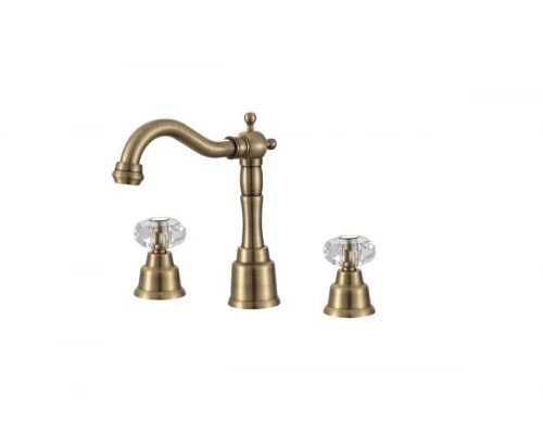 09015-D Смеситель на борт рак. (3-отв) GANZER  (10/1шт)