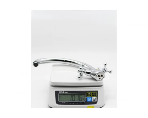 09021 Смеситель двухвентельный для кухни "GANZER"  (10/1шт)